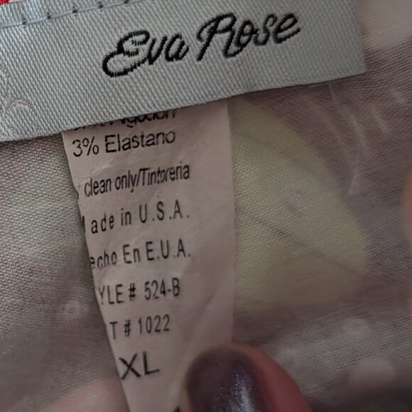 EUC Eva Rose Vegetable Retro Skirt in Size XL - Picture 3 of 6